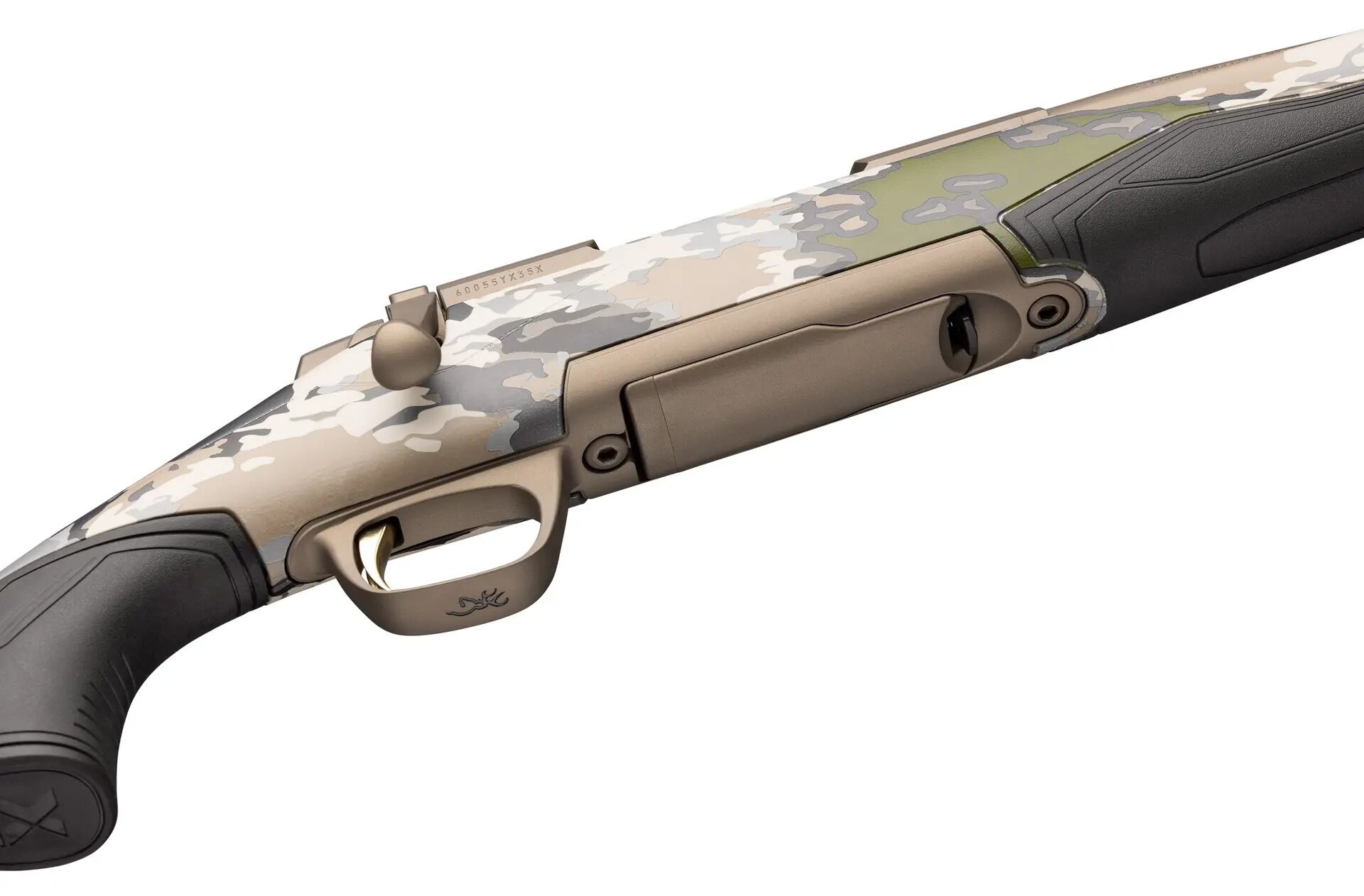 Browning X-Bolt 2 Speed 6.5 PRC 24" Ovix Camo/Smoked Bronze Bolt Action Rifle, 3-Rd