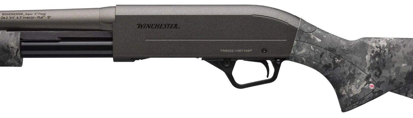 Winchester SXP Defender 12 Gauge 18" TrueTimber Midnight Camo Gray Pump Action Shotgun, 5-Rd