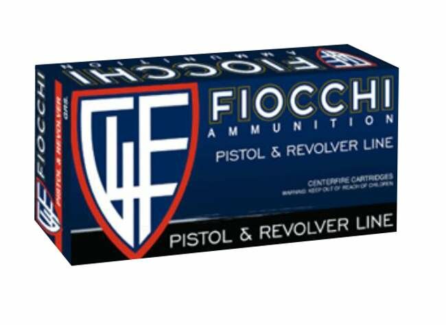 Fiocchi 9mm, 115 Grain, FMJ Pistol Ammunition - 50 Rounds