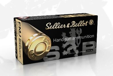 Sellier & Bellot 9mm Makarov FMJ, 95 Grain Handgun Ammunition, 50-Rd