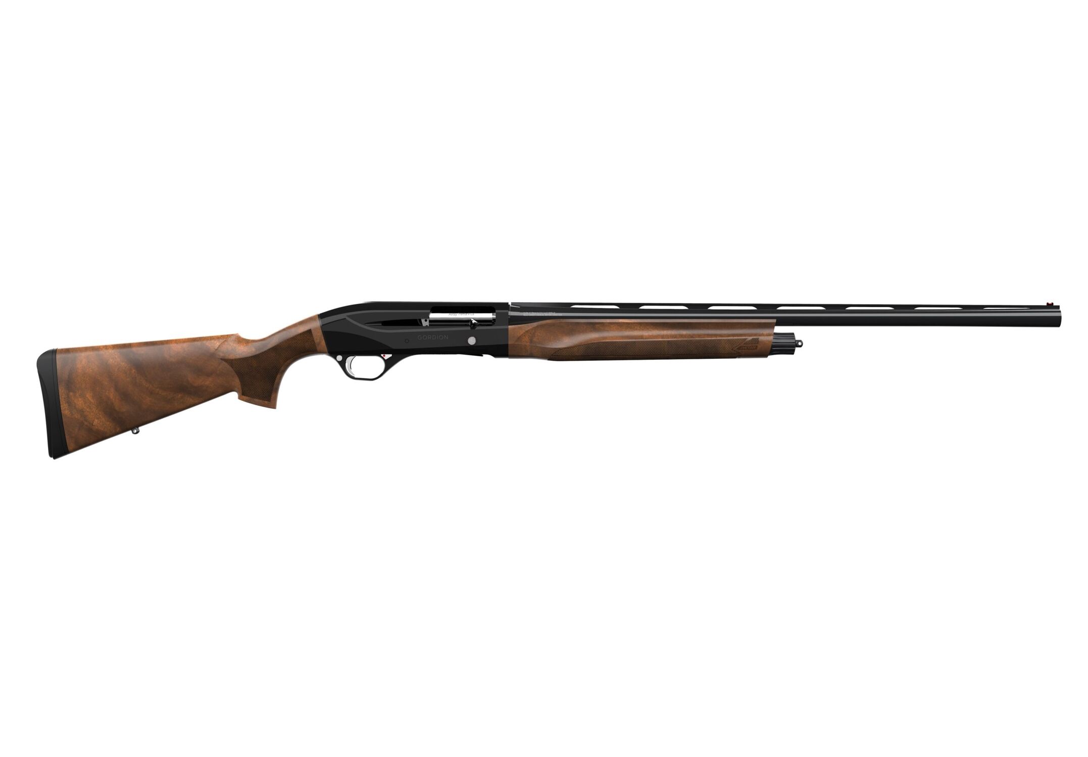Retay Gordion 12 Gauge 28" Walnut Jet Black Semi-Auto Shotgun, 4-Rd