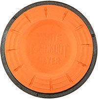 White Flyer Blackout Orange Clay Pigeons, 135-Pk