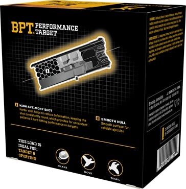 Browning Ammunition BPT Performance Target 12-Ga 2.75-In 1-1/8-Oz Shotshell, 25-Rd
