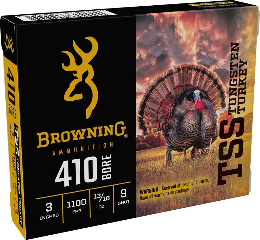 Browning TSS Tungsten Turkey .410 Bore 3" #9 Shot, 13/16-Oz, 5-Rd