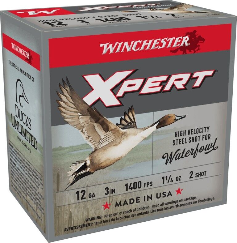 Winchester Xpert Waterfowl 12 Gauge 3" #2 Shot, 1 1/4-Oz, 25-Rd
