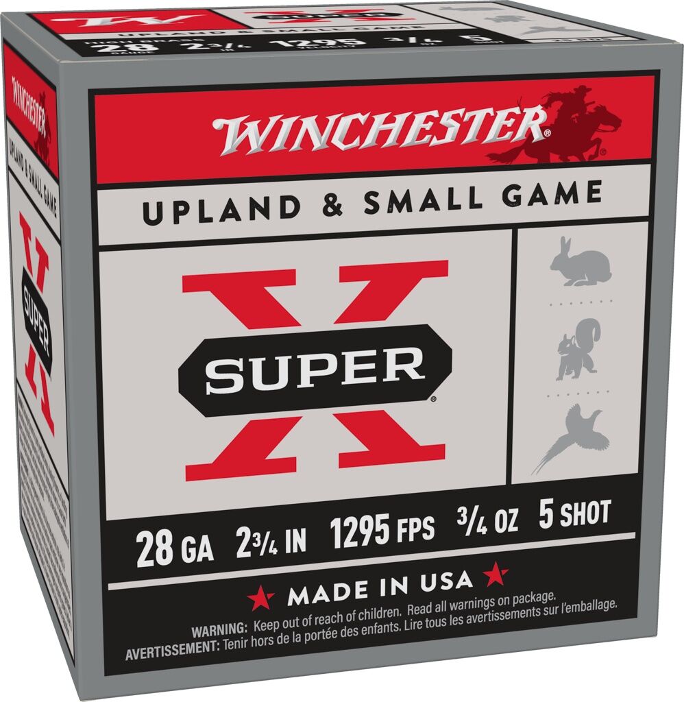 Winchester Super-X 28 Gauge 2 3/4" #5 Shot, 3/4-Oz, 25-Rd