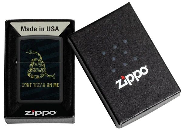 Zippo Black Don't Tread On Me Lighter