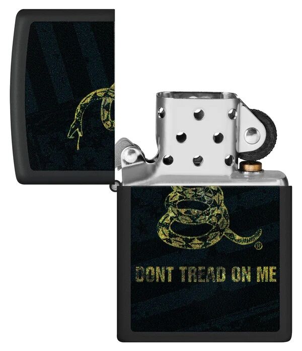 Zippo Black Don't Tread On Me Lighter