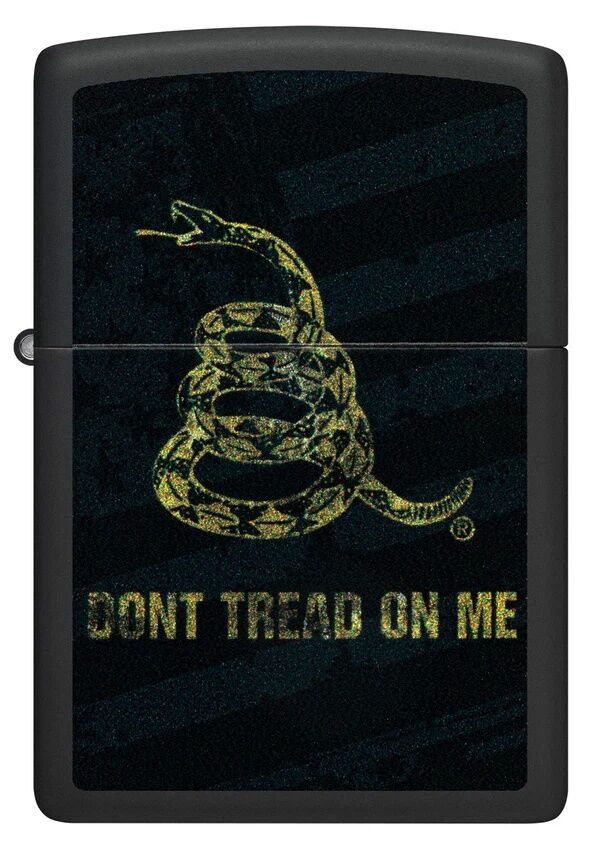 Zippo Black Don't Tread On Me Lighter