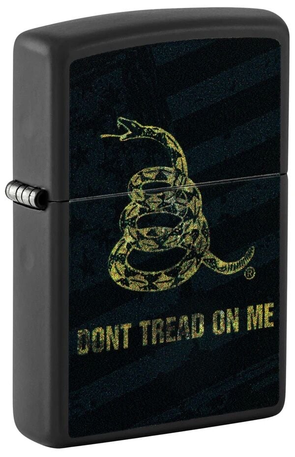 Zippo Black Don't Tread On Me Lighter
