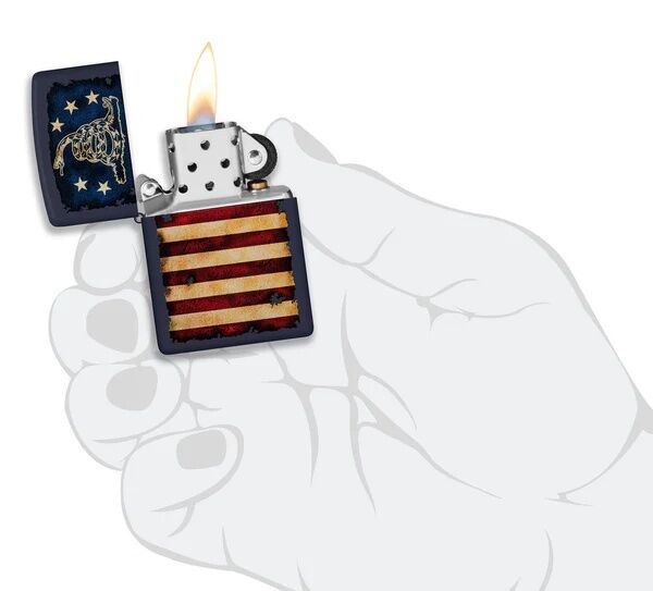 Zippi Gadsden Flag Don't Tread On Me Lighter