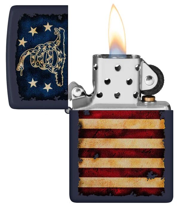 Zippi Gadsden Flag Don't Tread On Me Lighter