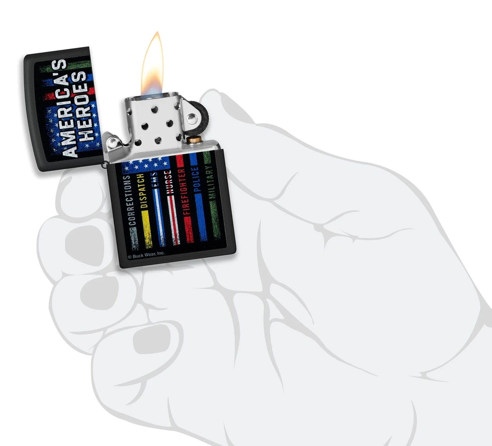 Zippo Buck Wear Lighter