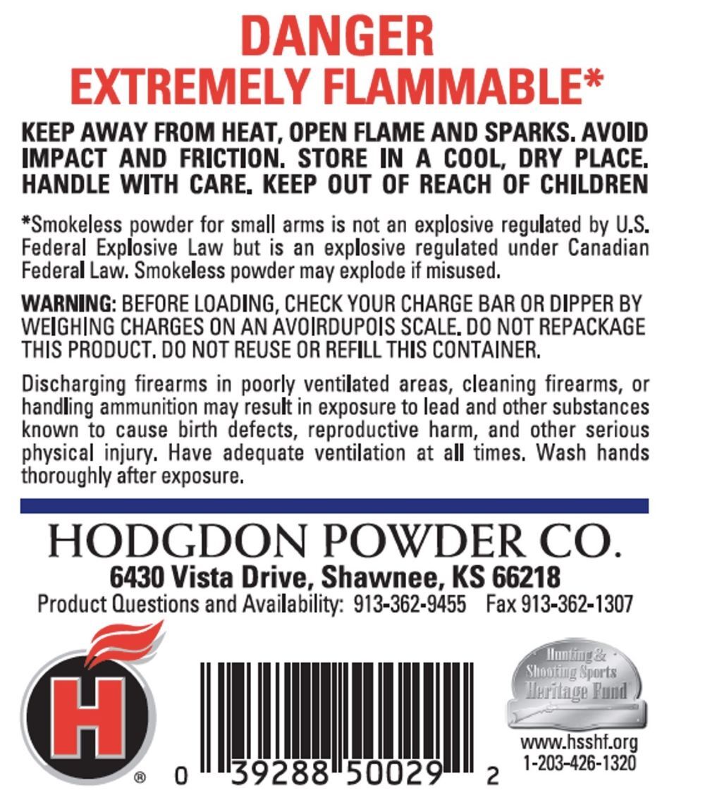 Winchester WinClean 244 Pistol Powder, 1-Lb