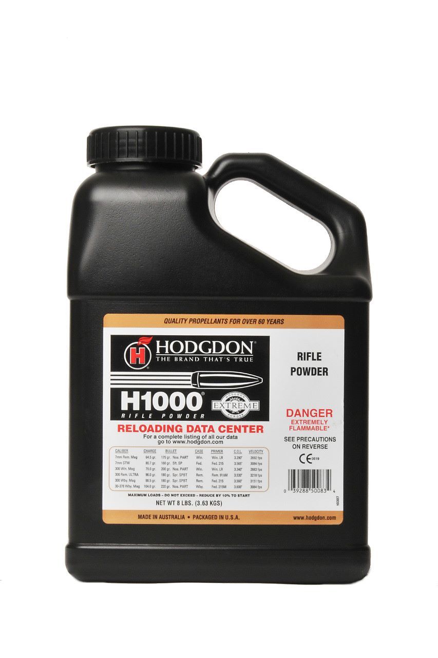 Hodgdon H1000 Rifle Powder, 8-Lb