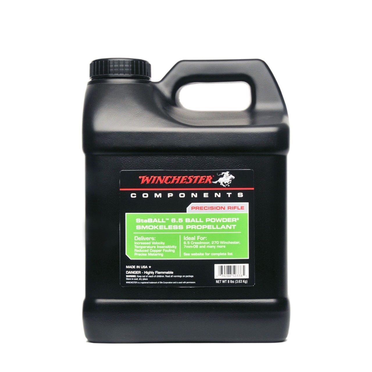 Winchester Staball 6.5 Rifle Powder, 8-Lb