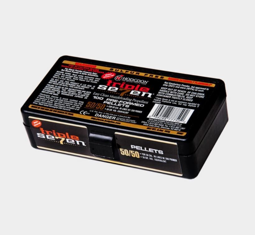 Hodgdon 100 Pack .50 Caliber, 50 Grain, Triple Seven Muzzleloading Propellant Pellets