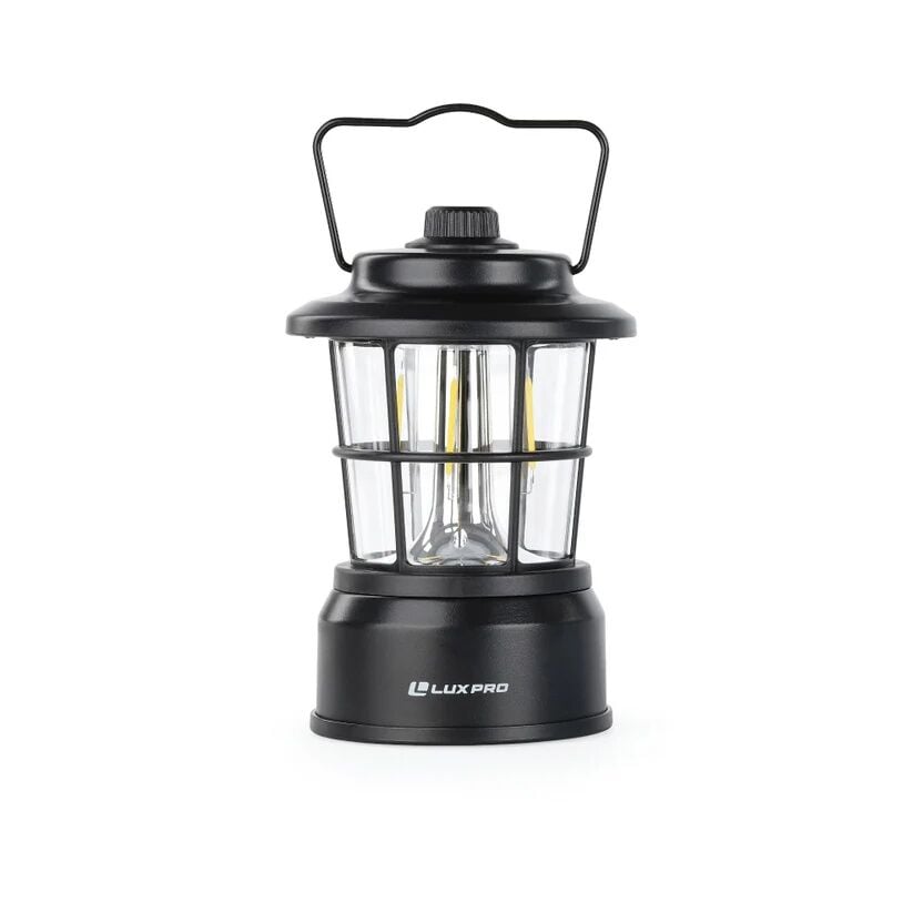 LUXPRO LP1535 Black Retro LED Lantern, 265 Lumen