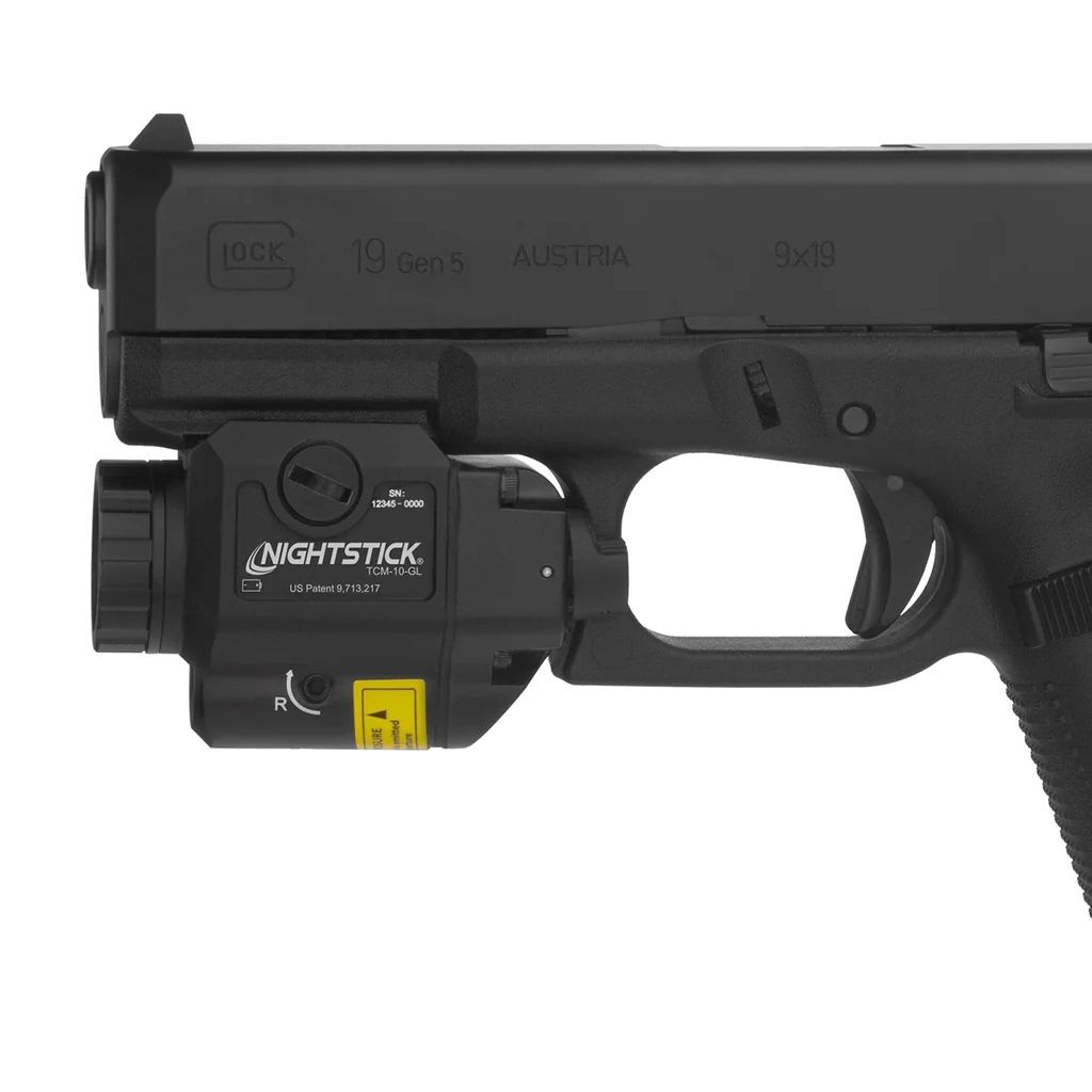 Nightstick Compact Weapon-Mounted Light w/Green Laser
