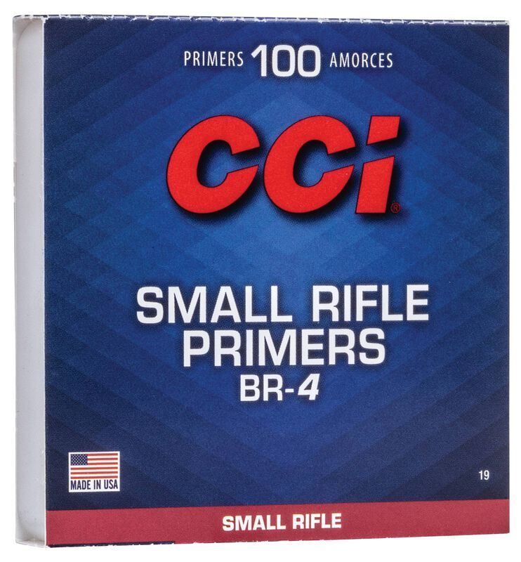 CCI Small Rifle Primers BR-4, 100-Ct