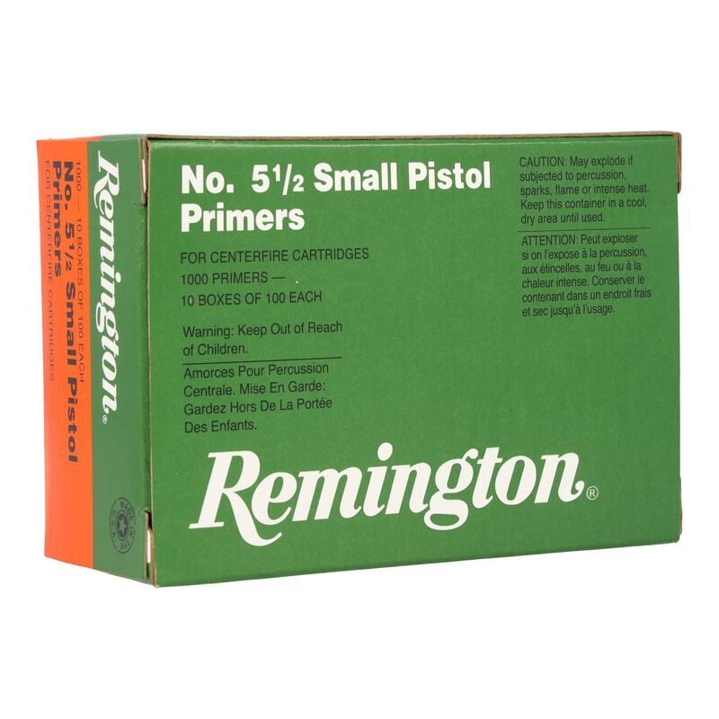 Remington Arms Small Pistol Primer, 100-Ct