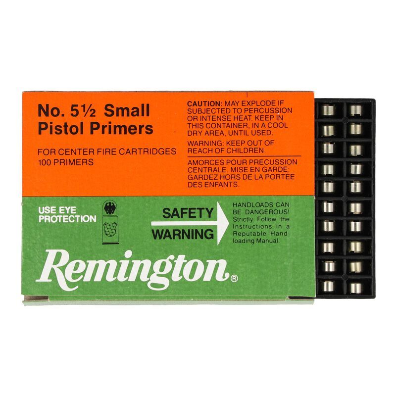 Remington Arms Small Pistol Primer, 100-Ct