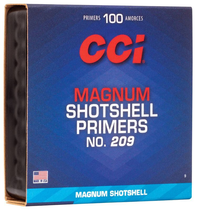 CCI Shotshell Primer, #209M, 100-Ct