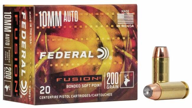 Federal Fusion 10mm Auto 200 gr BSP - 20 Rounds