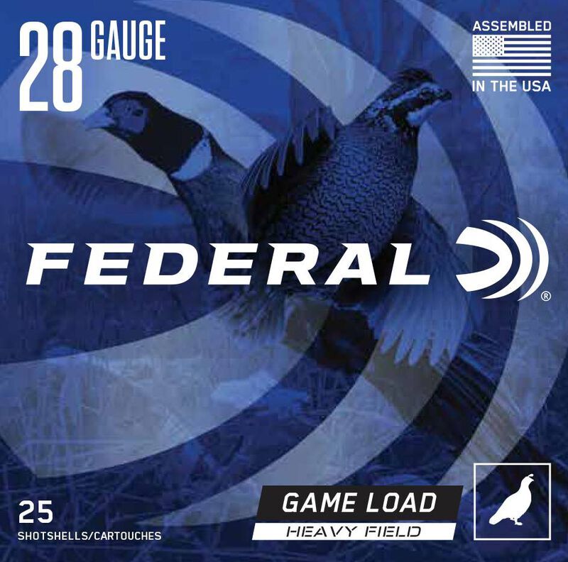 Federal Game Load Upland Hi-Brass 28 Gauge 2 3/4" #6 Shot, 1-Oz, 25-Rd