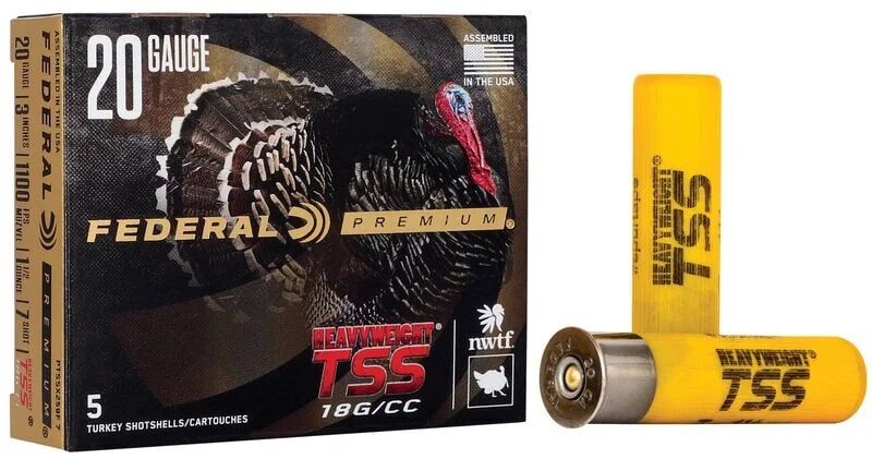 Federal Heavyweight TSS 20-Ga 7-Shot 3-In Shotgun Shells, 1-1/2-Oz, 5-Rd