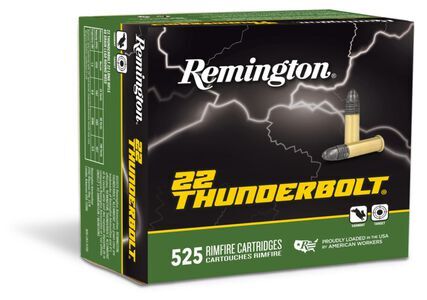 Remington Thunderbolt .22 LR, 40 Grain Lead Round Nose Rifle Ammo, 525-Rd