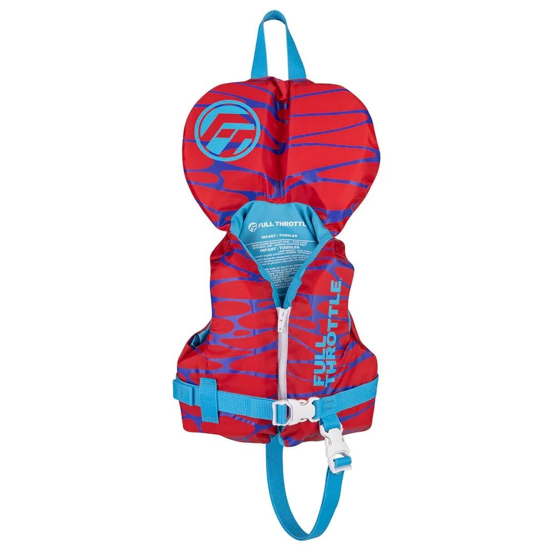 Full Throttle Red Infant's Nylon Life Jacket