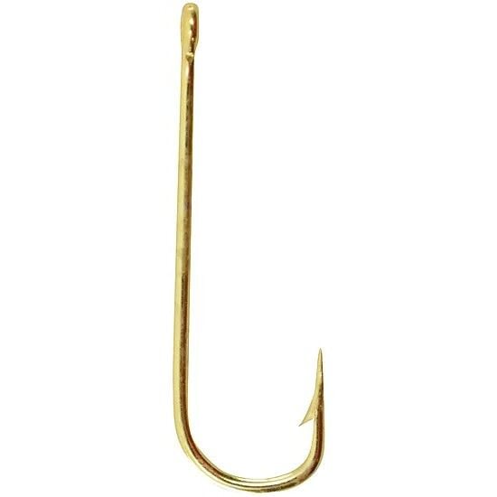 Vanguard Tackle Snelled Gold Aberdeen Hooks, #8, 6-Pk