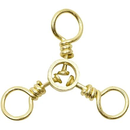 Vanguard Brass 3-Way Swivels, Size 6, 6-Pk