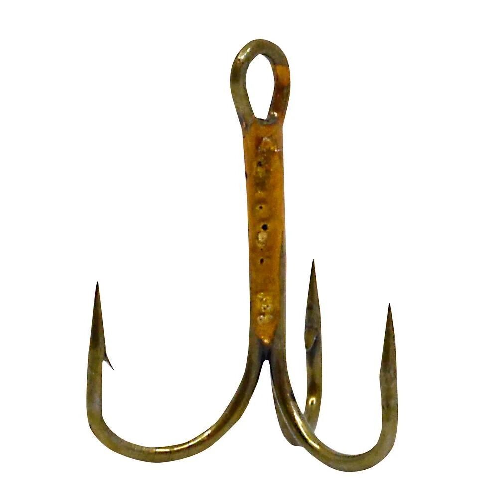 Vanguard Tackle Bronze Treble Hooks, #6, 4-Pk