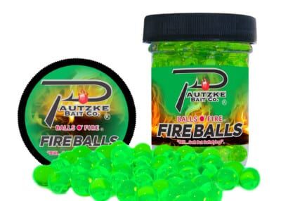 Pautzke Chartreuse/Garlic Fire Balls, 1.65-Oz
