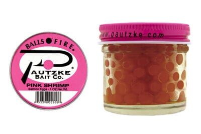 Pautzke Balls O' Fire Pink Shrimp Salmon Eggs, 1-Oz