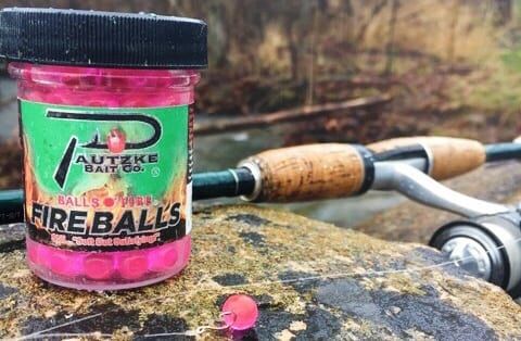 Pautzke Fire Balls Bait Red, 1.65-Oz