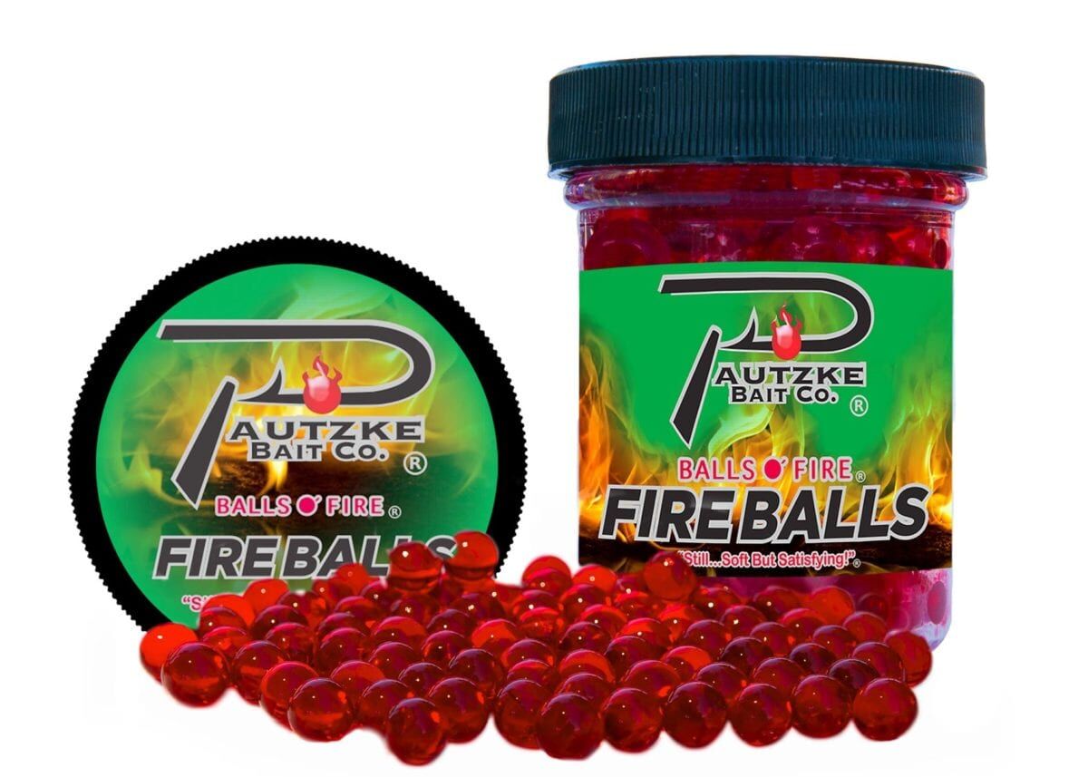 Pautzke Fire Balls Bait Red, 1.65-Oz