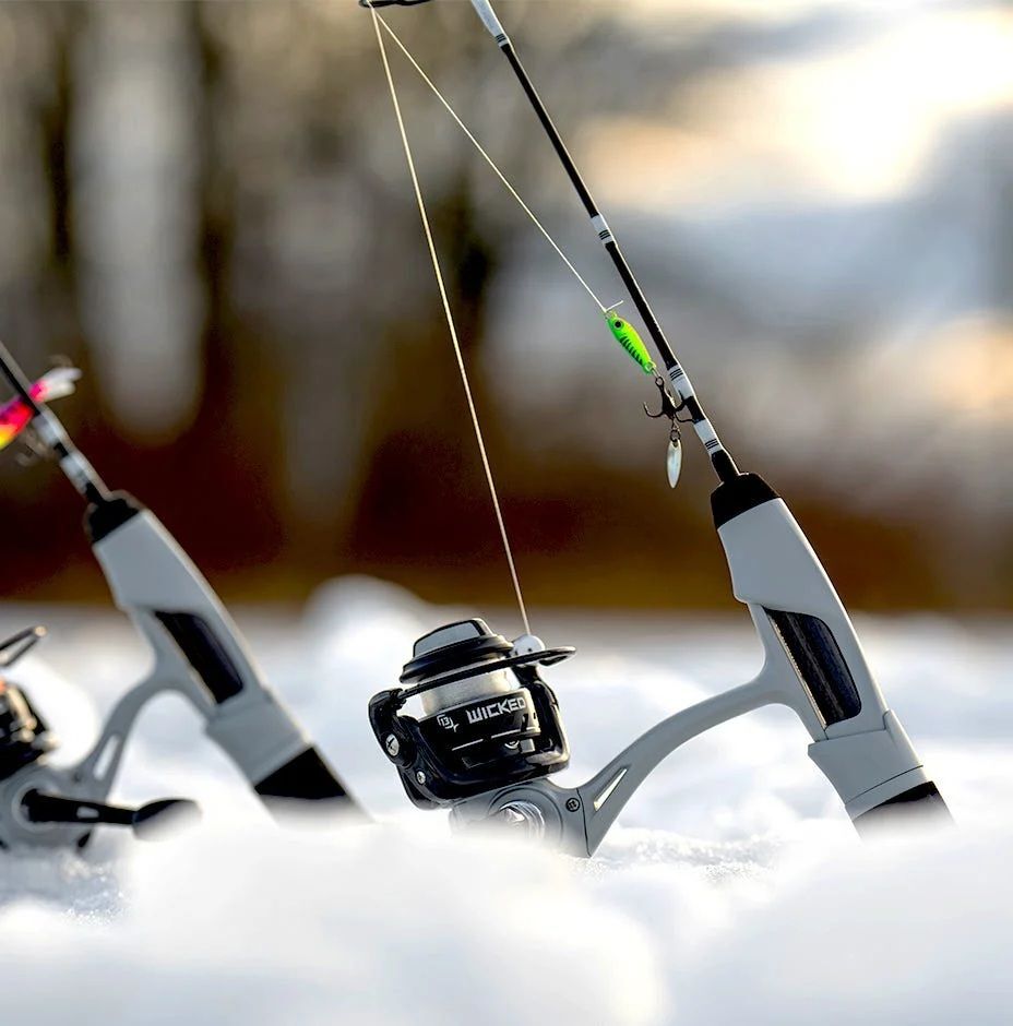 13 Fishing Wicked Ice Medium Light Ice Combo, 26-In