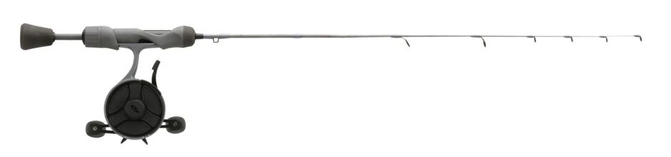 13 Fishing FreeFall Ghost Stealth Ice Left-Hand Combo Ultra Light, 1-Piece, 27-In