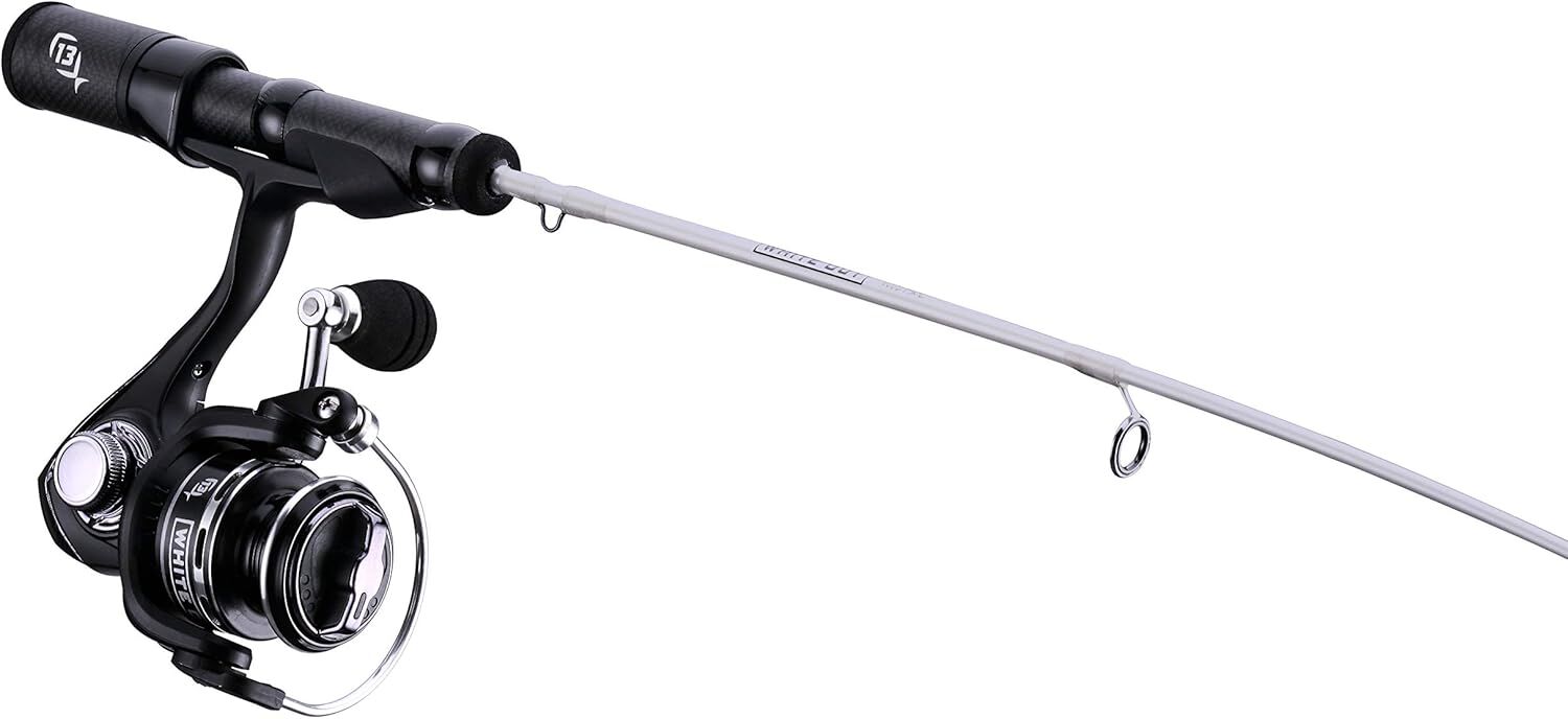 13 Fishing Whiteout Spinning Ice Combo Light, 1-Piece, 25 1/2-In