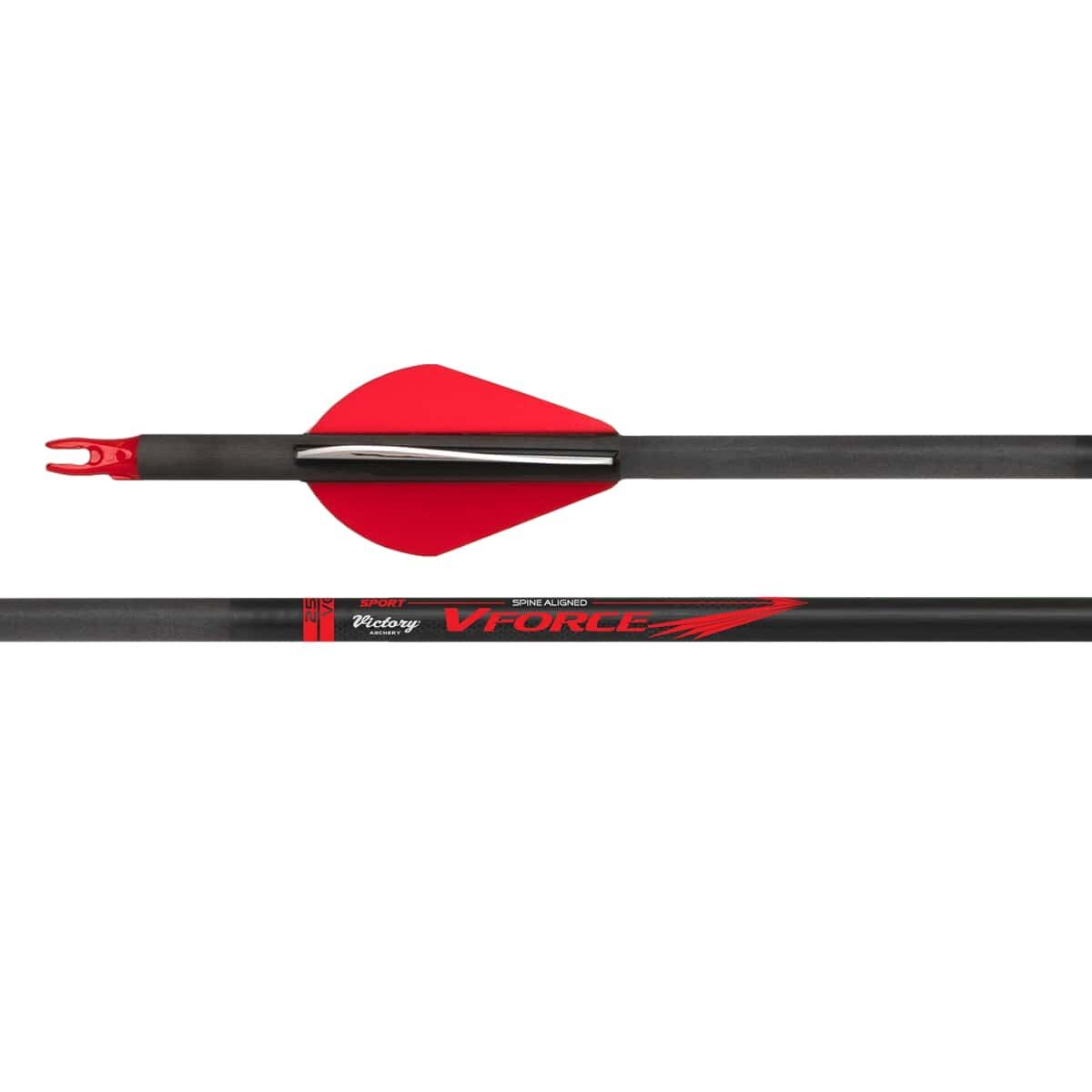 Victory Archery Vforce 350 Sport Arrows, 31-In, 6-Pk