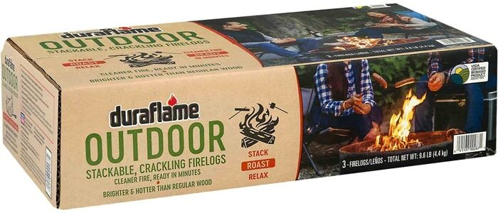 Duraflame Outdoor Firelogs, 2.5-Lb, 3-Pk