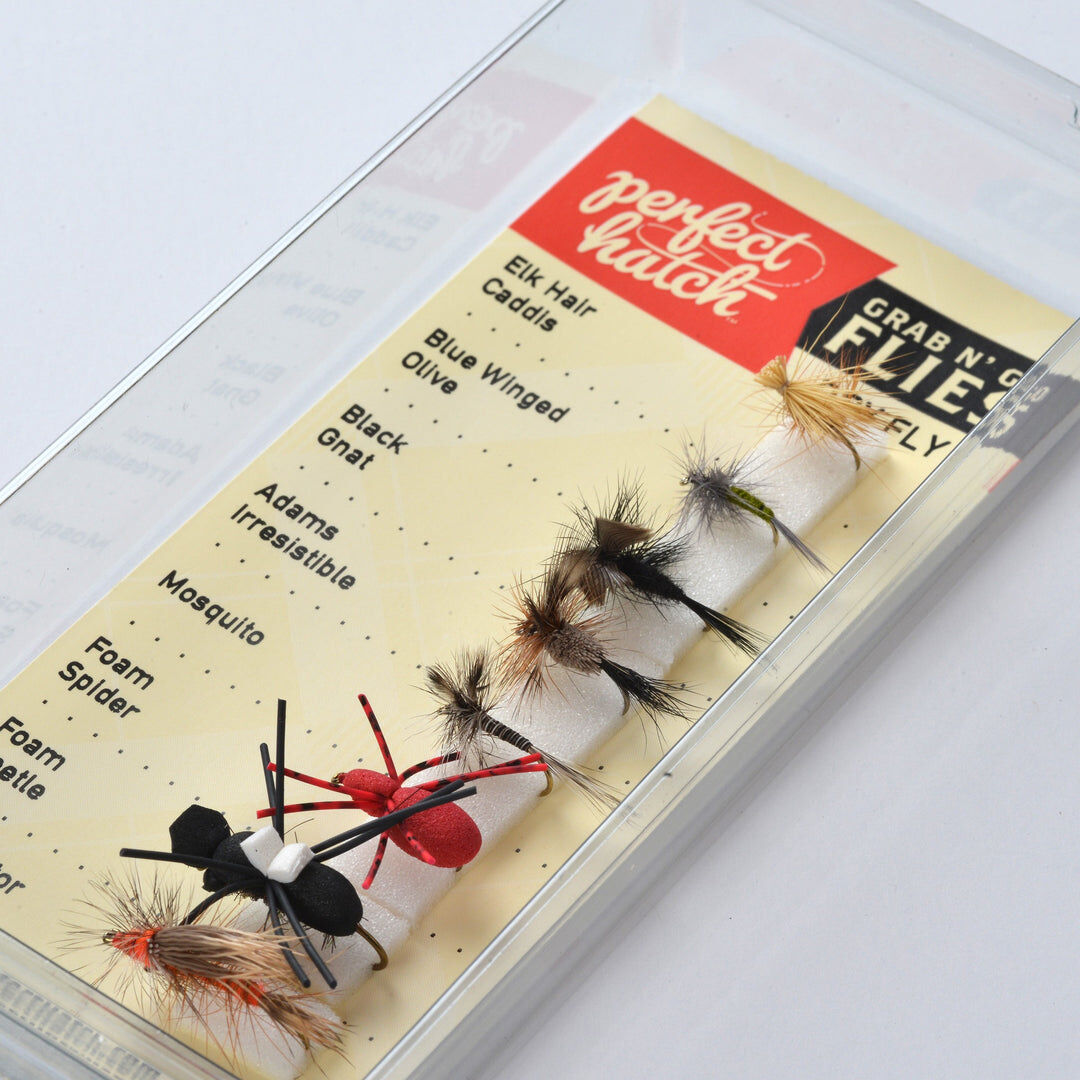 Perfect Hatch Grab-N-Go Dry Fly Assortment, 8-Pk