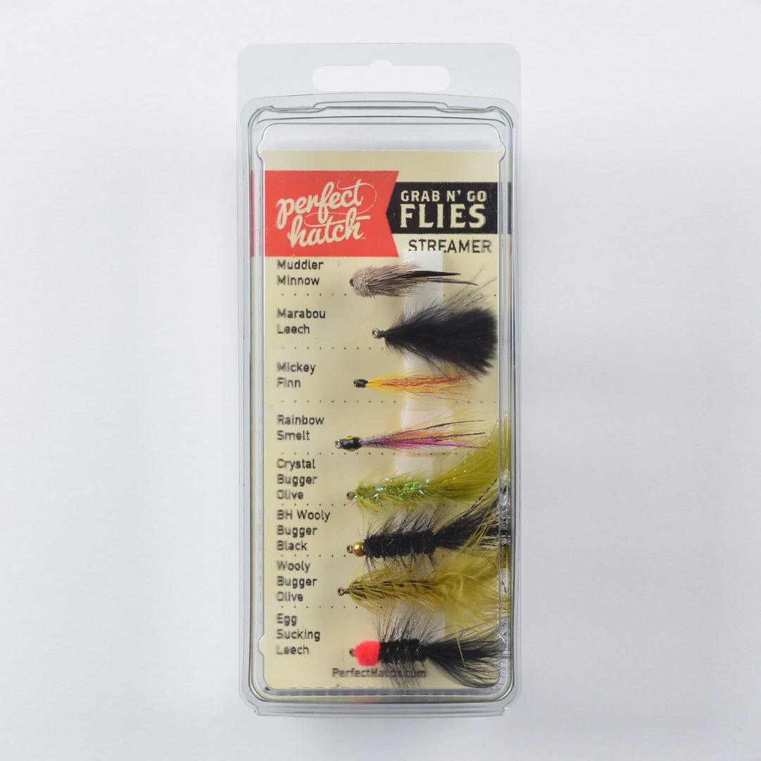 Perfect Hatch Grab N Go Streamer Fly Assortment, 8-Ct