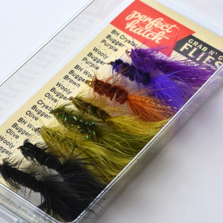 Perfect Hatch Grab N Go Wooly Bugger Fly Assortment