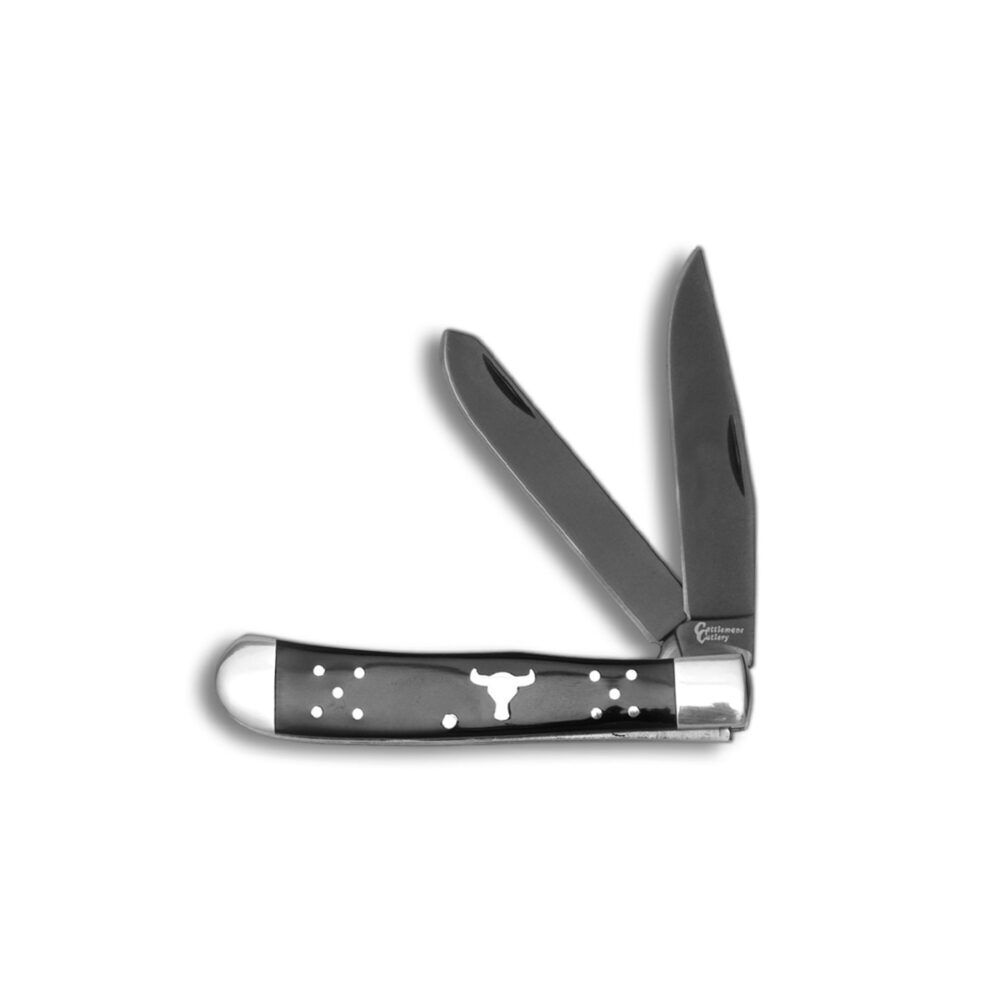 ABKT Cattleman Trapper Cattle Black Knife