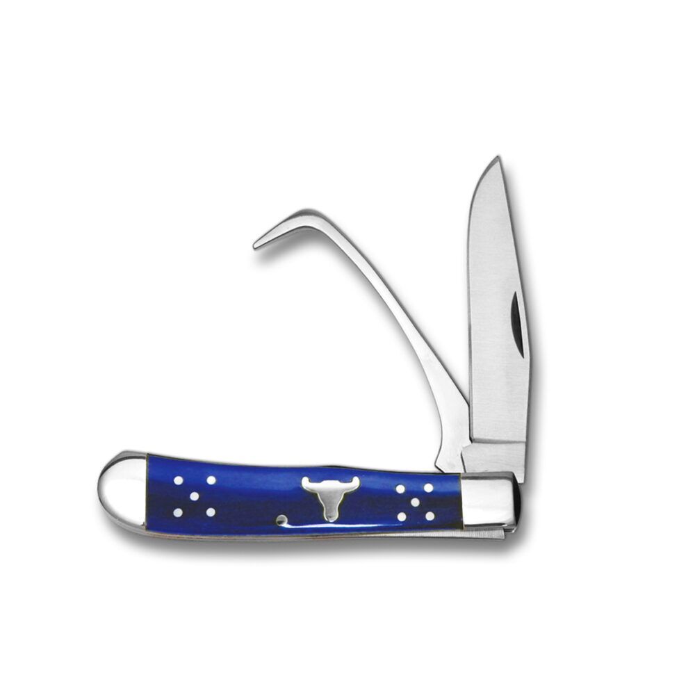 ABKT Cattleman Farriers Blue Knife