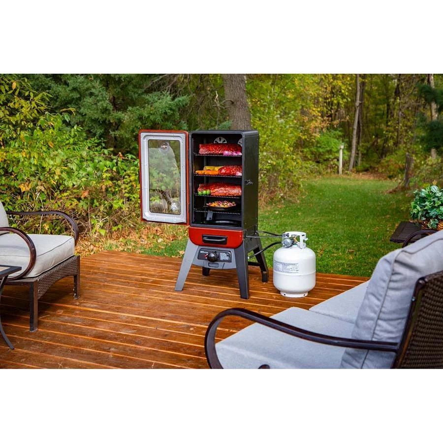Pit Boss Red Hammerstone 3-Series Gas Vertical Smoker